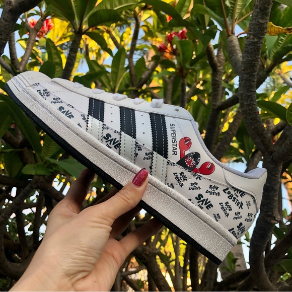 Adidas Originals Superstar x Philip Colbert Save the Lobster’ sneakers 🦞 - Picture 14 of 16